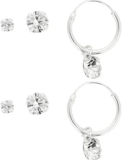 Ohrstecker - Set - Silver Moment
