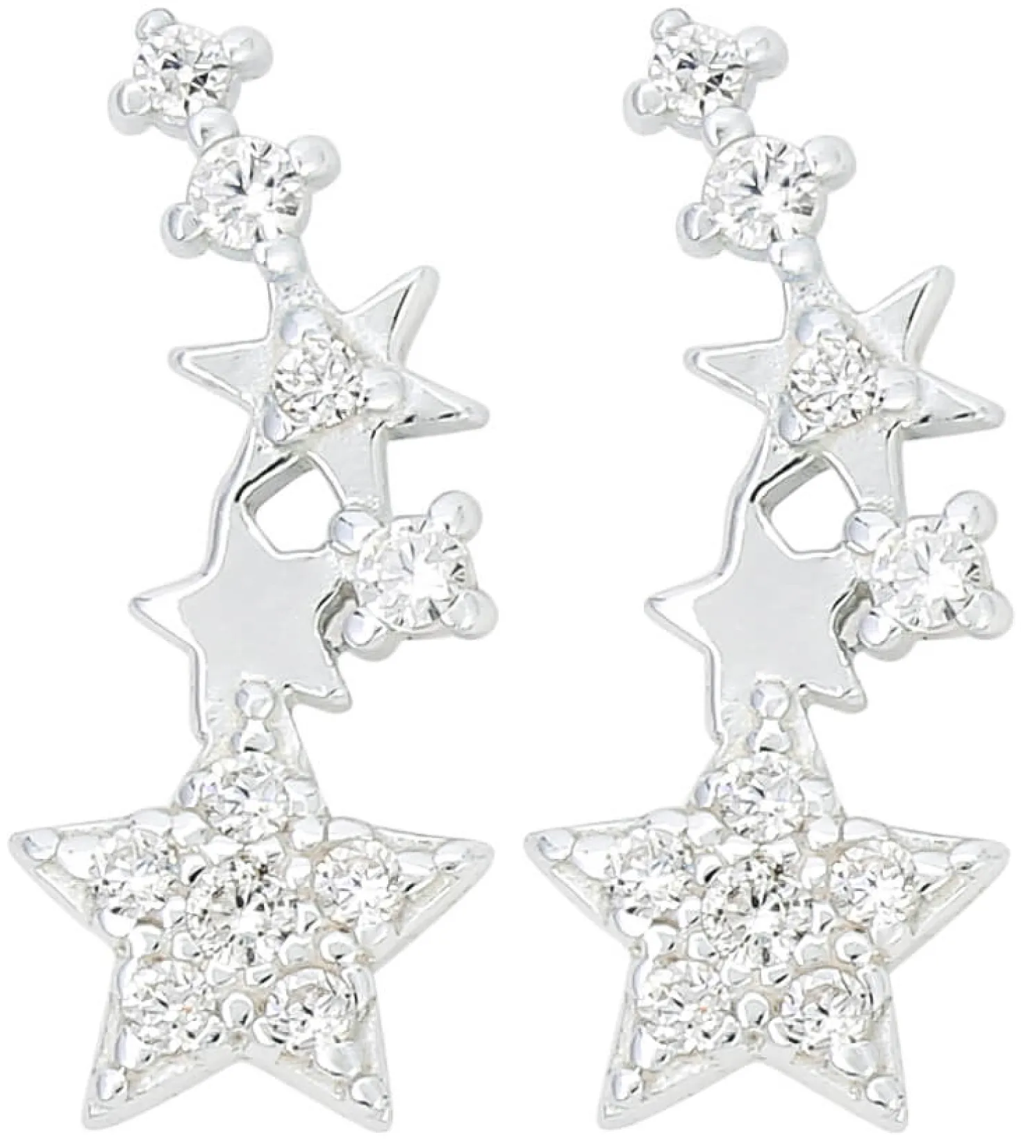 Ohrstecker - Silver Shooting Star
