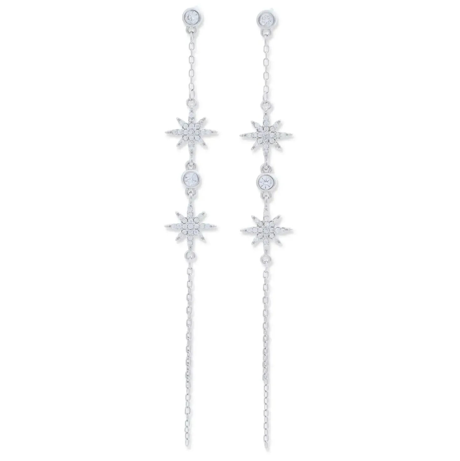 Ohrstecker - Silver Starburst