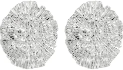 Ohrstecker - Structured Oval