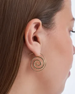 Ohrstecker - Thin Spiral