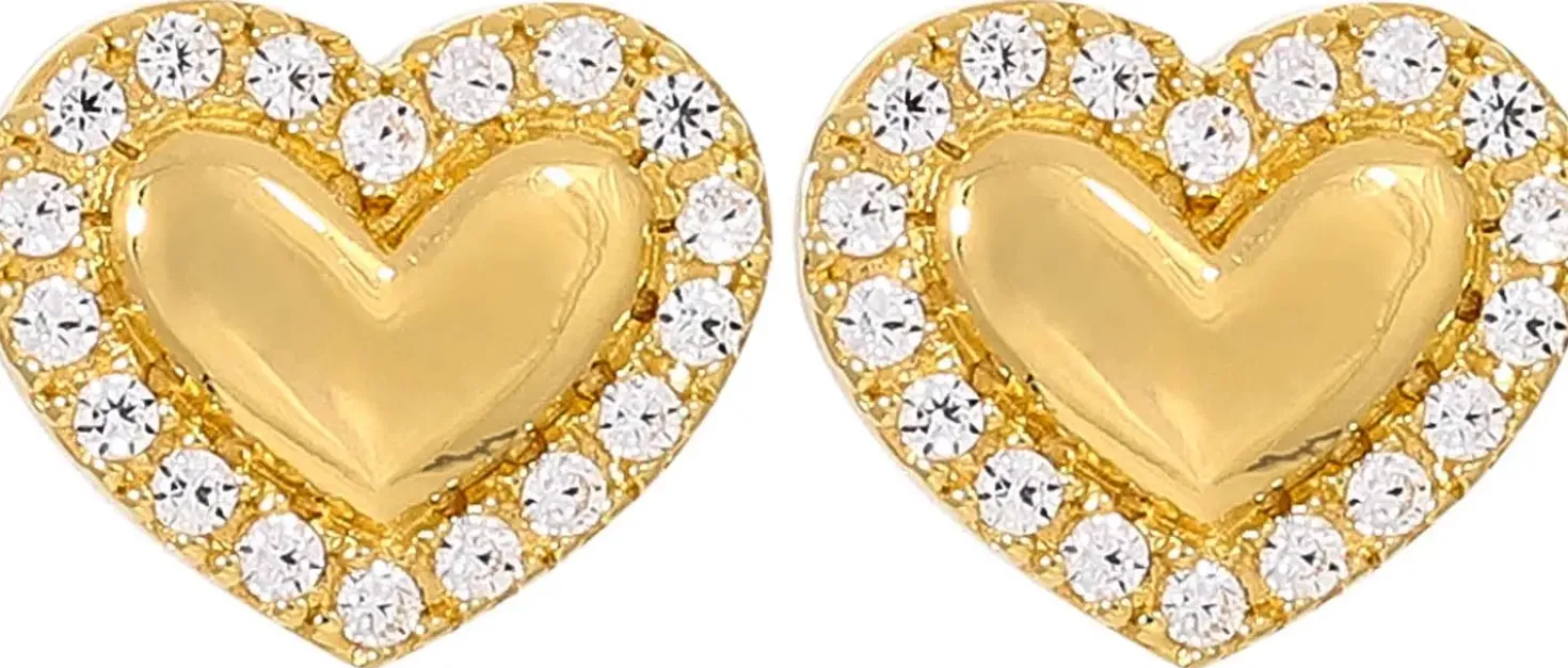 Ohrstecker - Zirconia Hearts