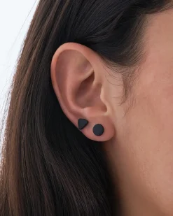 Ohrstecker-Set - Black Shapes