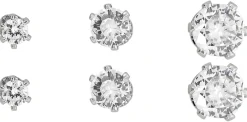 Ohrstecker-Set - Clear Crystal