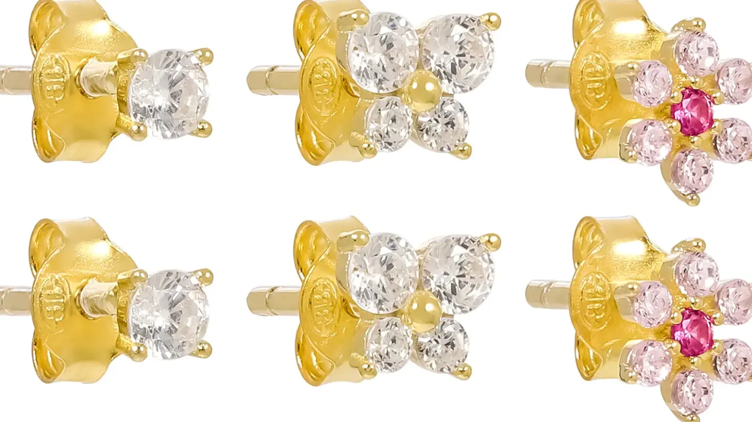 Ohrstecker-Set - Floral Cuties