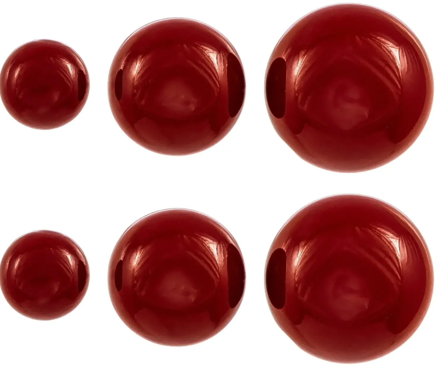 Ohrstecker-Set - Red Balls