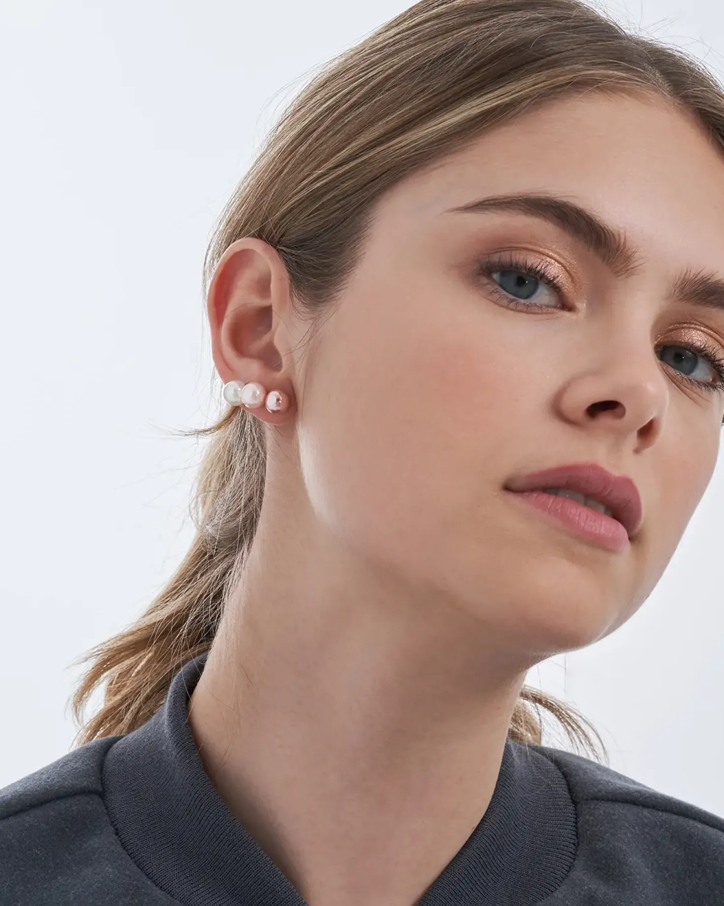 Ohrstecker-Set - Rosa Pearl
