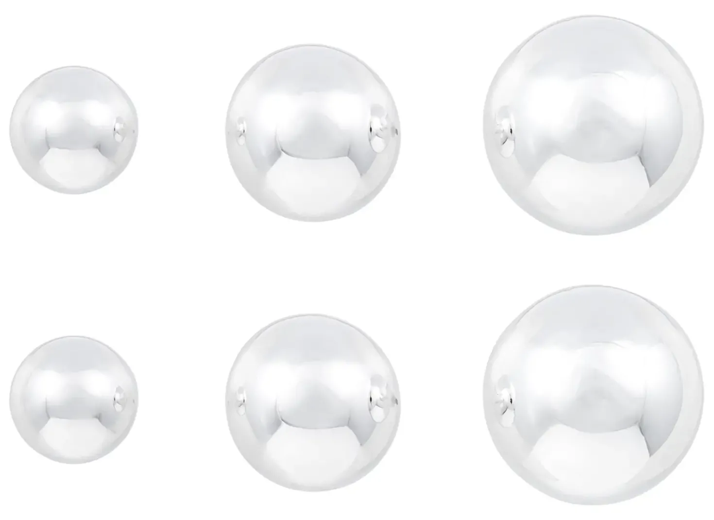 Ohrstecker-Set - Silver Balls