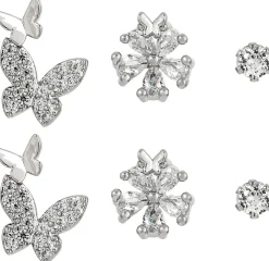 Ohrstecker-Set - Silver Garden