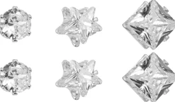 Ohrstecker-Set - Zirconia Trio