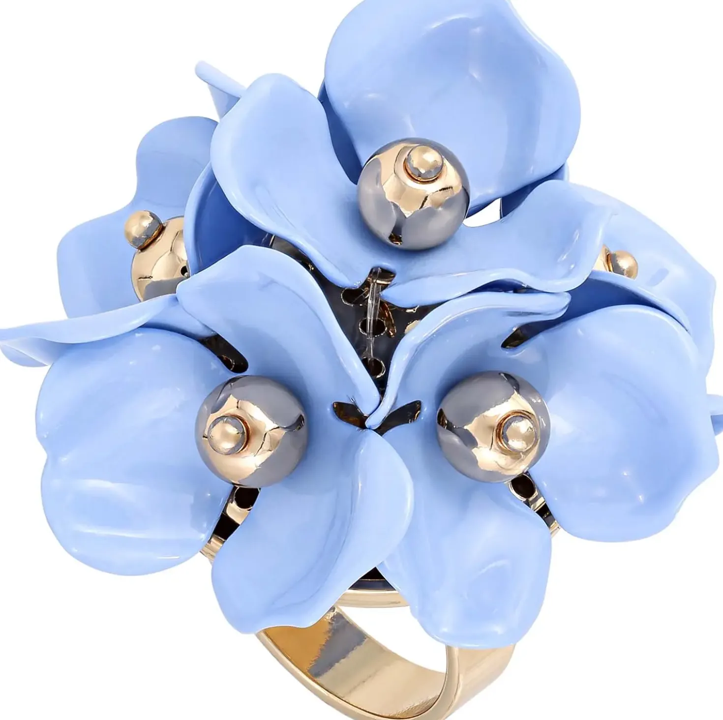 Ring - Blue Bouquet