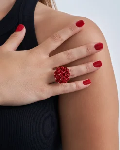 Ring - Bunch of Roses Red