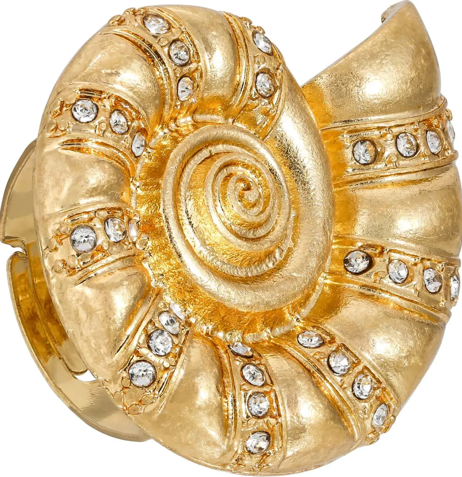 Ring - Golden Ammonite