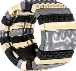 Ring - Metallic Stripes
