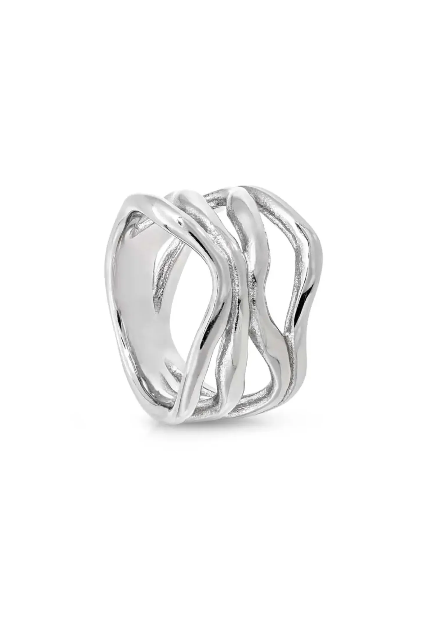 Ring - Silver Coral