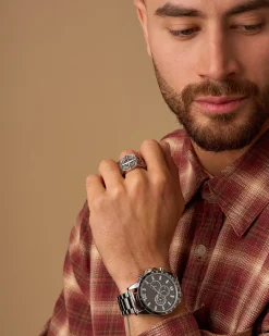 Ring - Steel Compass
