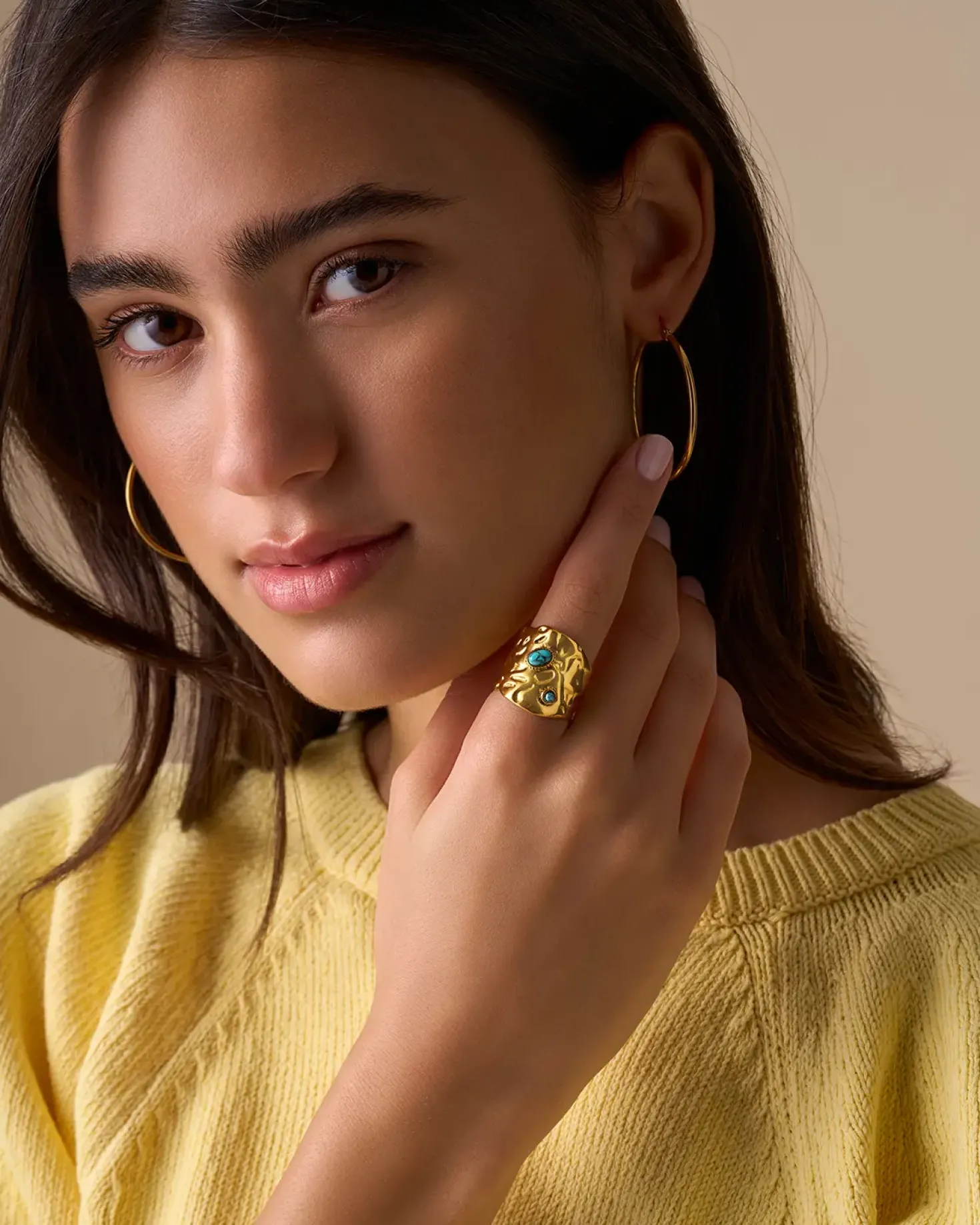 Ring - Steel Turquoise