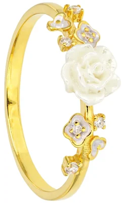 Ring - White Rose