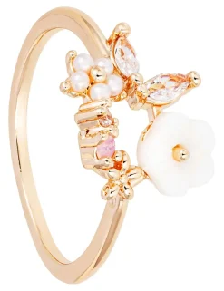 Ring - Zirconia Floral