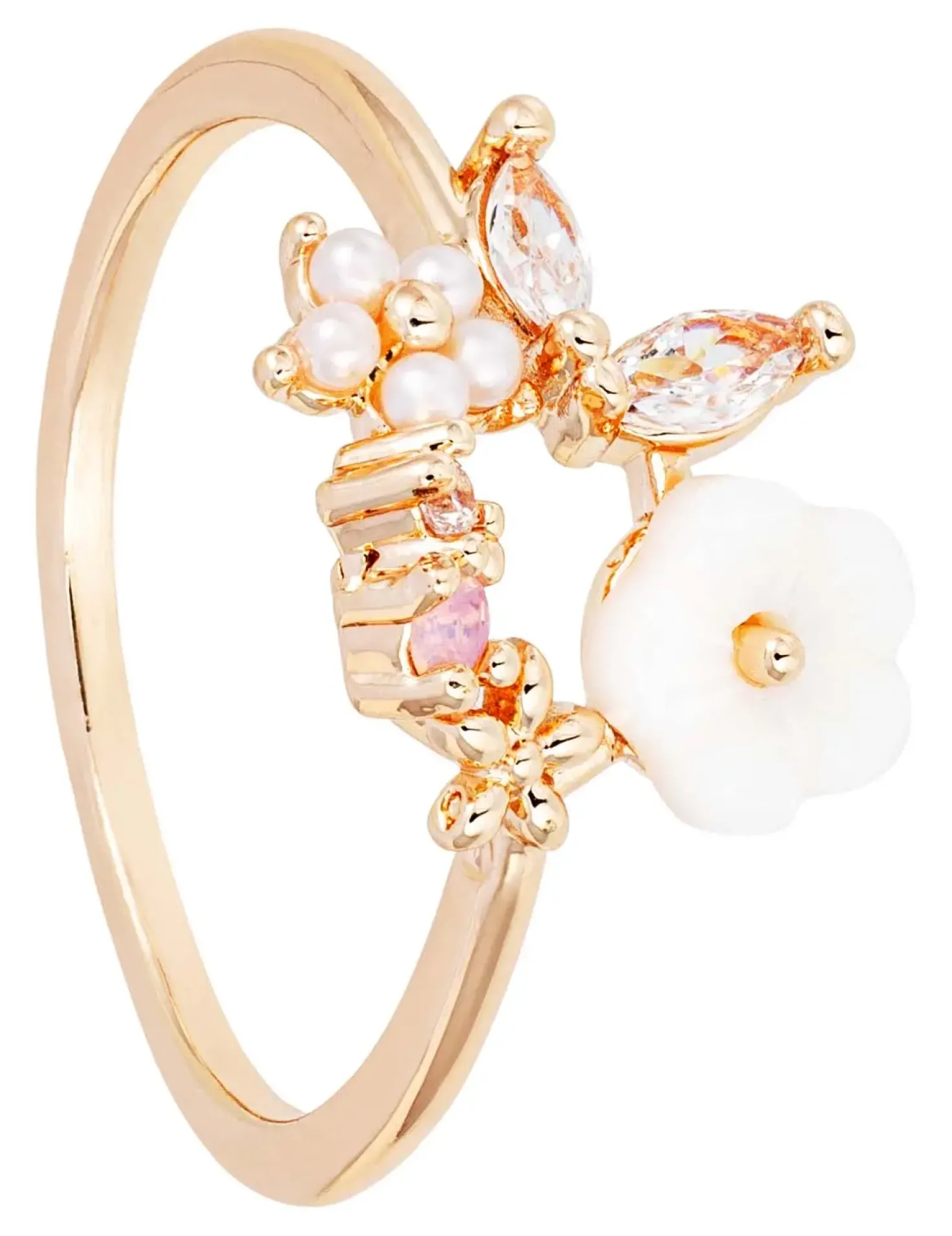 Ring - Zirconia Floral