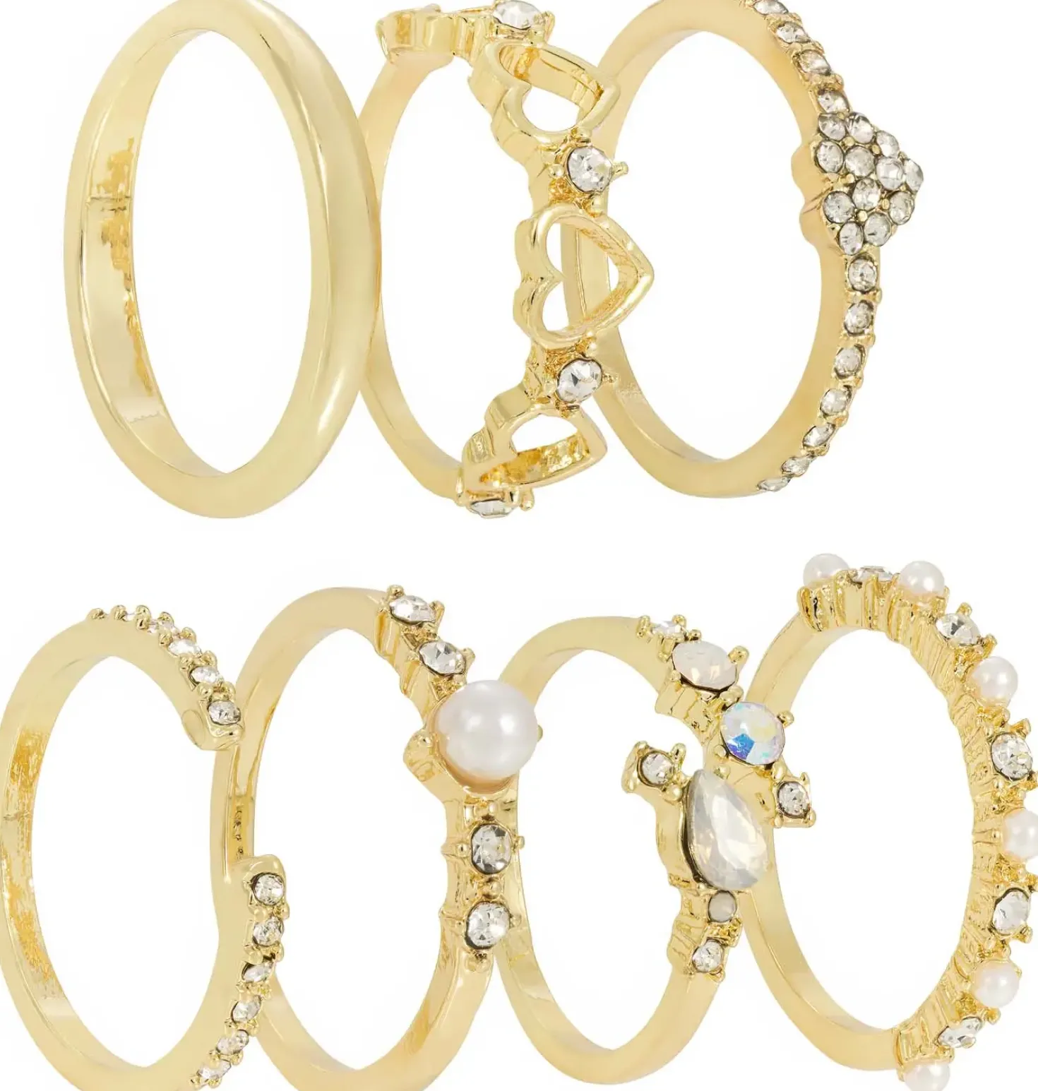 Ring-Set - Golden Grace