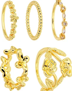 Ring-Set - Golden Rose