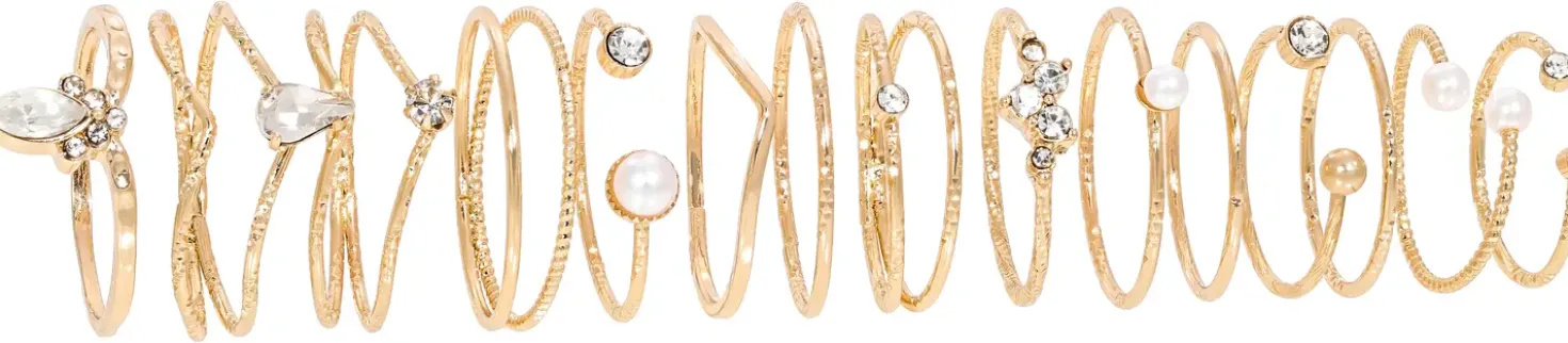 Ring-Set - Golden Stacking