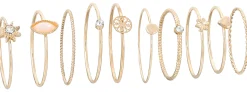 Ring-Set - Golden Vintage