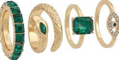 Ring-Set - Green Mystique