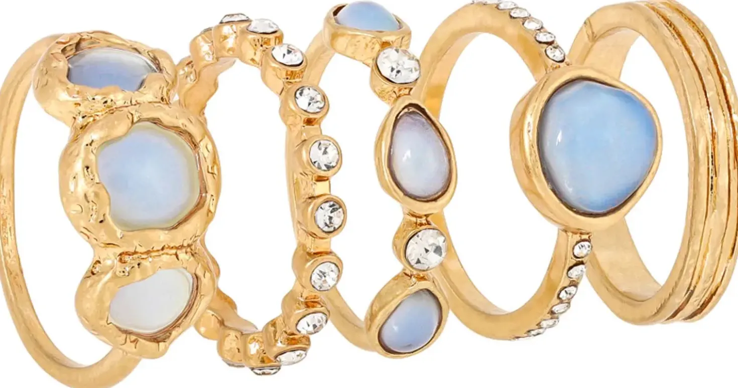 Ring-Set - Lovely Blue