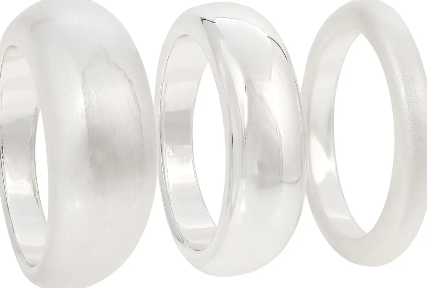 Ring-Set - Matt Silver