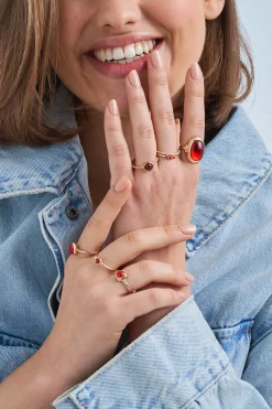 Ring-Set - Romantic Red