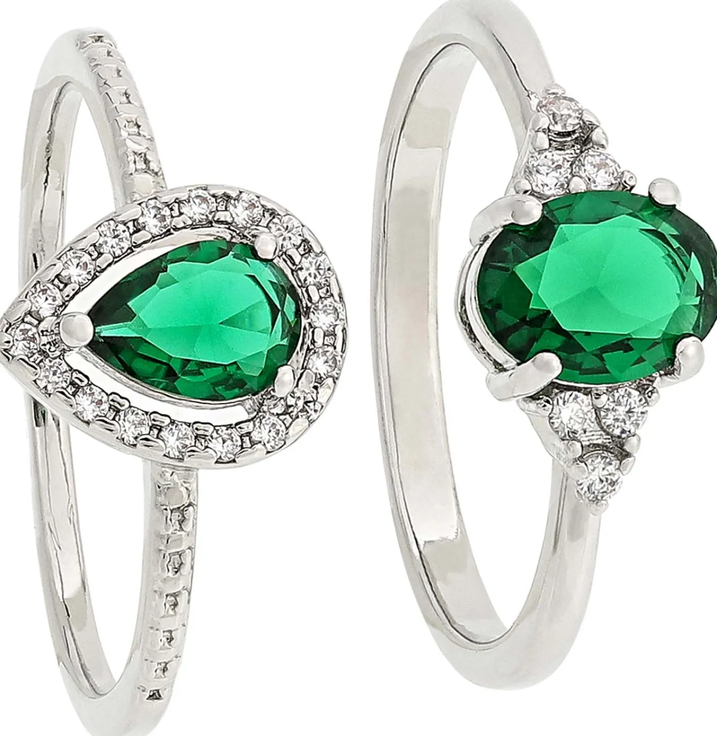 Ring-Set - Royal Green