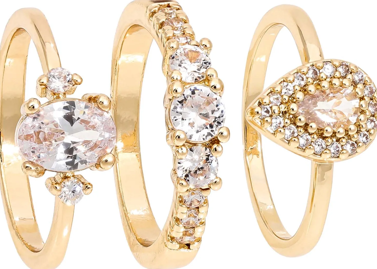 Ring-Set - Royal Zirkonia