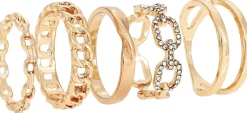 Ring-Set - Shiny Chain