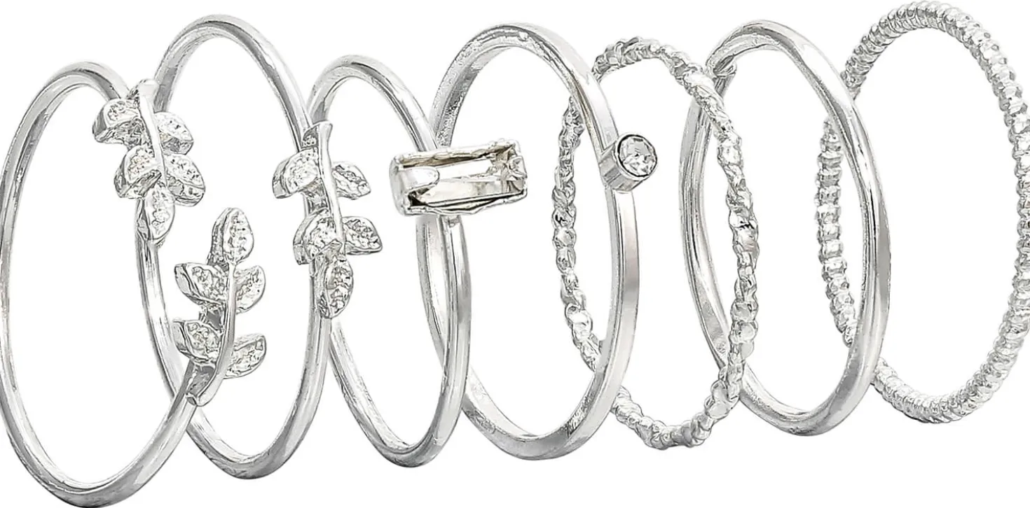Ring-Set - Silver Glamour
