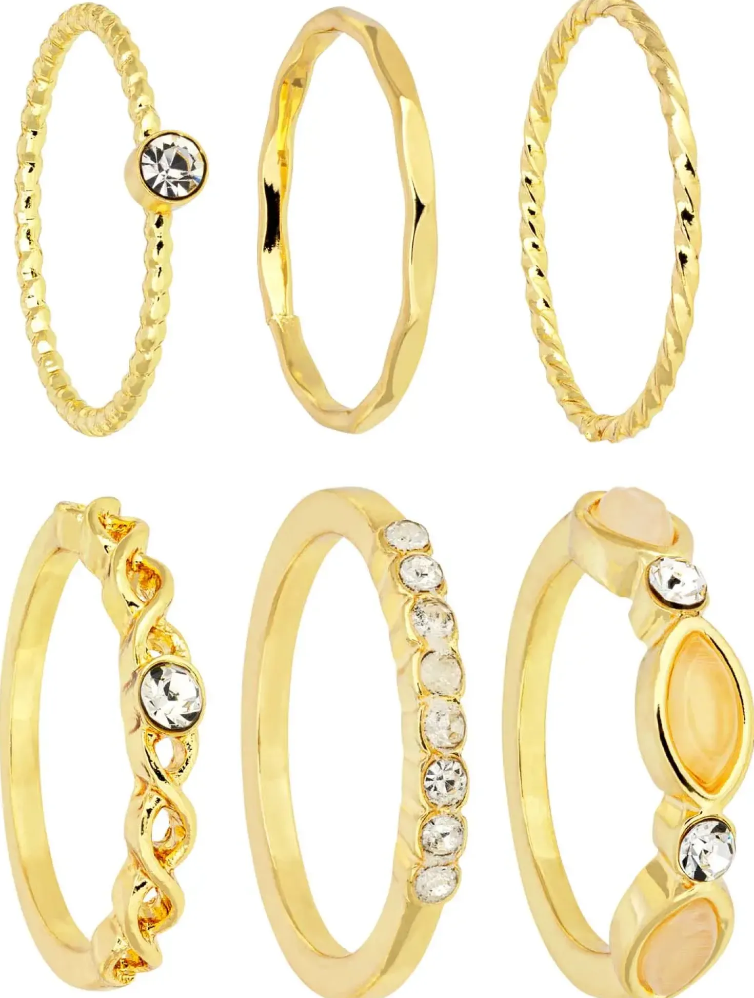 Ring-Set- Golden Mirage