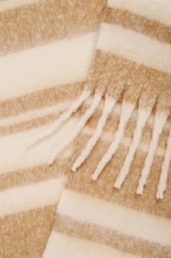 Schal - Beige Stripes