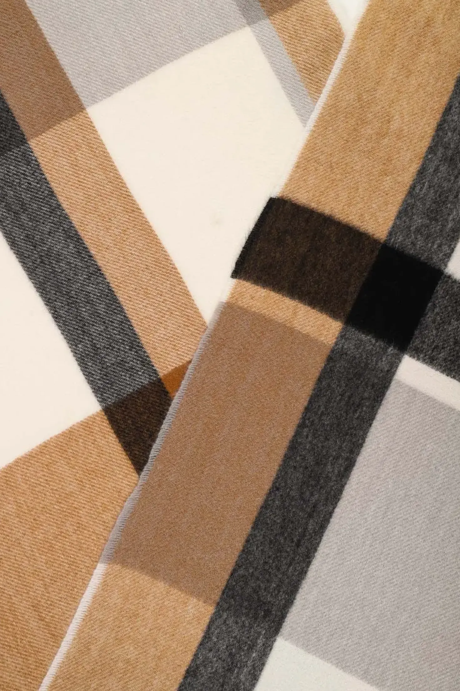 Schal - Checkered Brown
