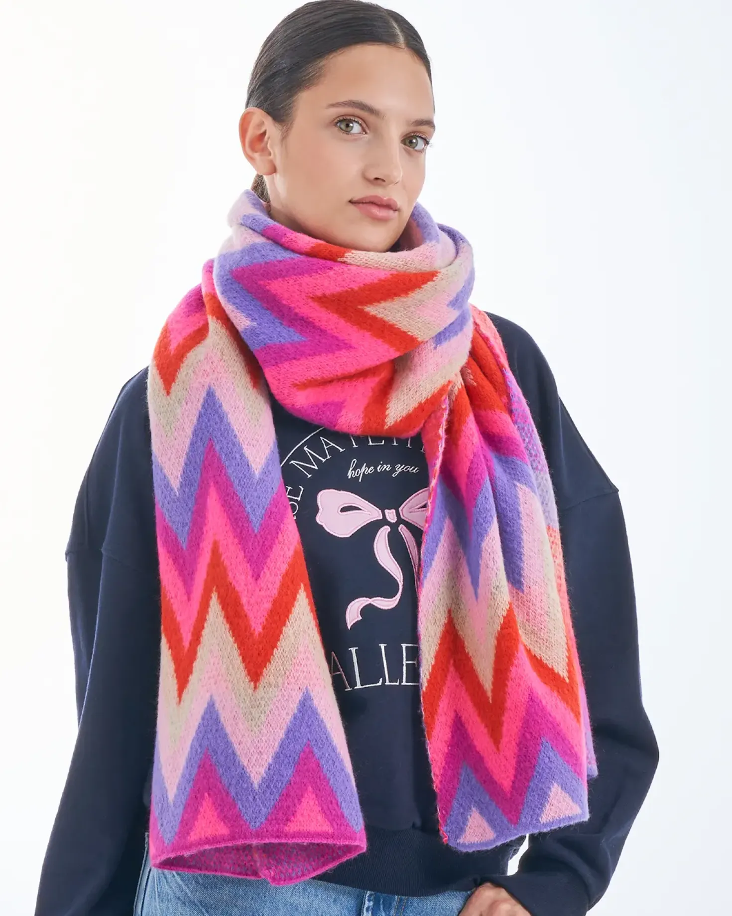 Schal - Colorful Zigzag