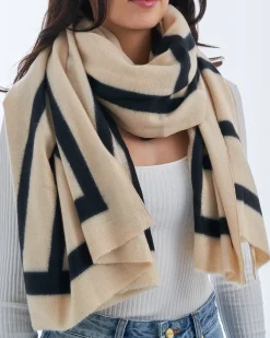 Schal - Geometrical Beige