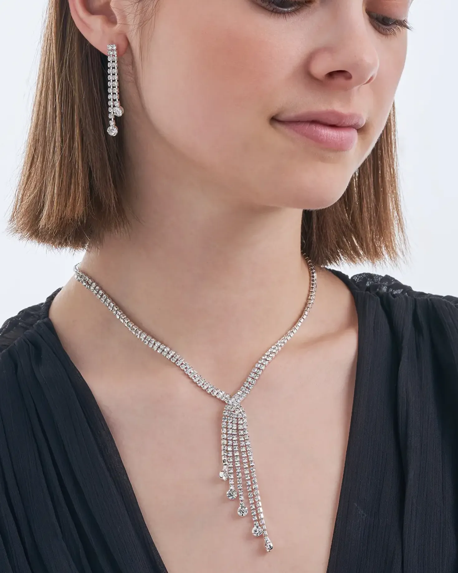 Schmuckset - Crystal Waterfall