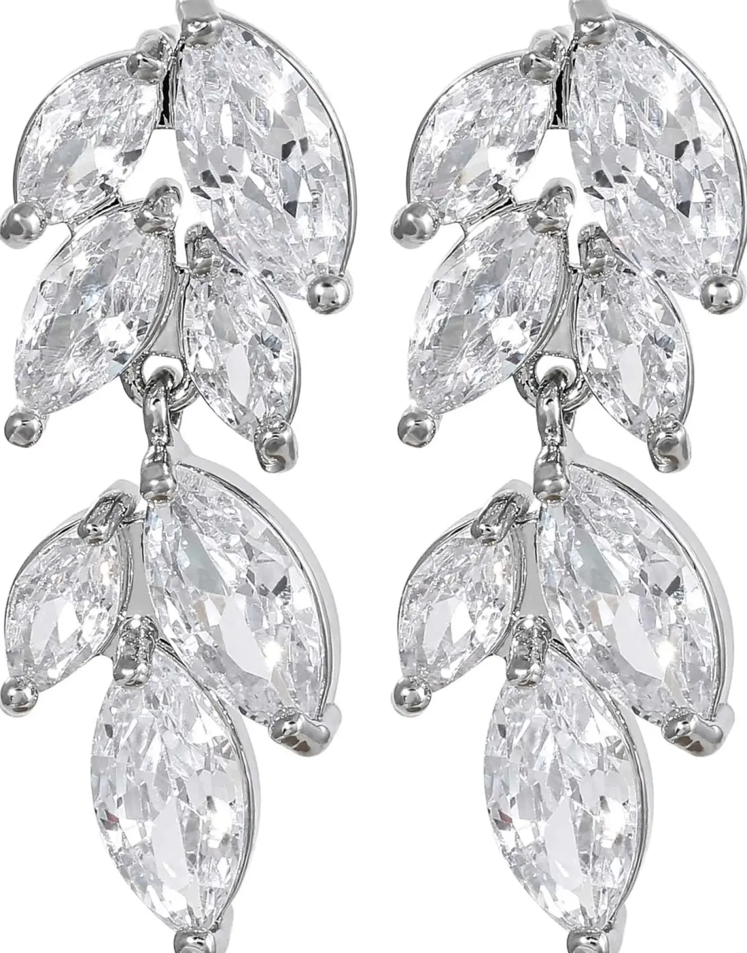 Schmuckset - Zirconia Leaves