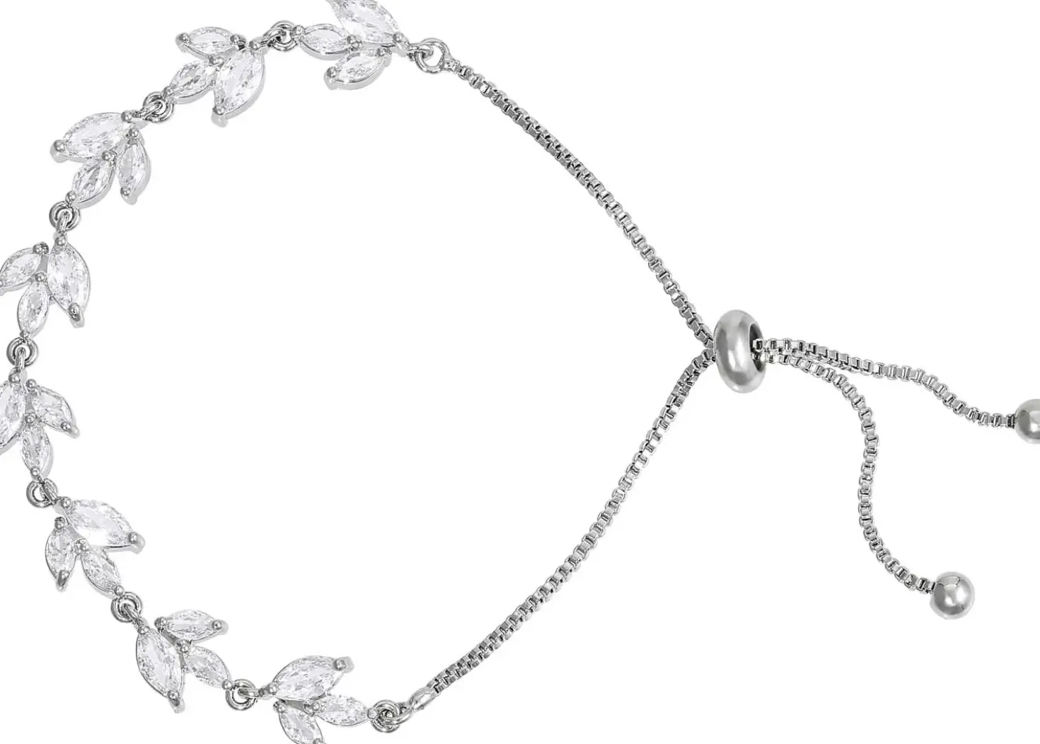 Schmuckset - Zirconia Leaves