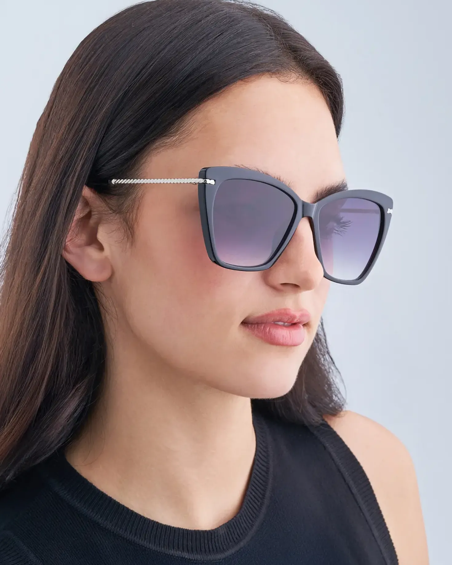 Sonnenbrille - Sharp Black