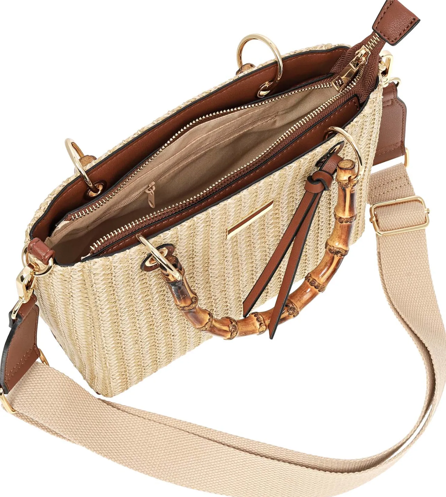 Tasche - Beige Bamboo