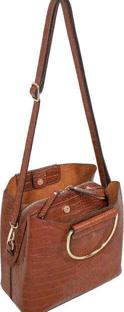 Tasche - Brown Croco