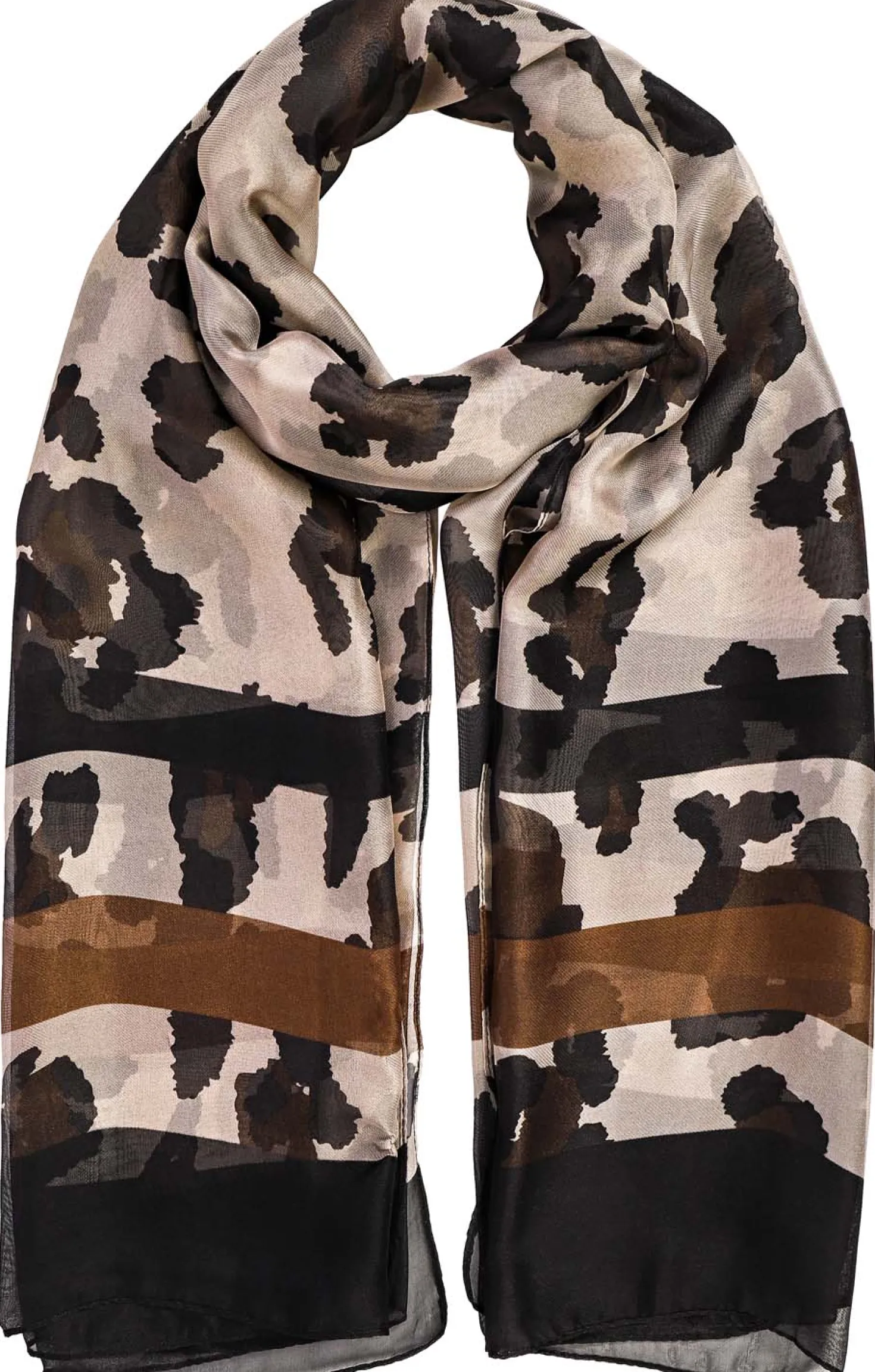 Tuch - Brown Print