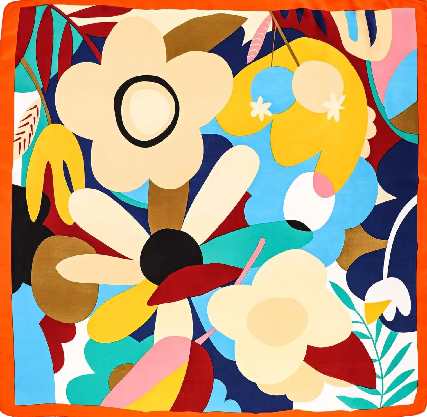 Tuch - Colorful Flowers