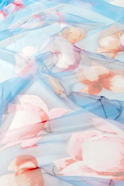 Tuch - Floral Blue